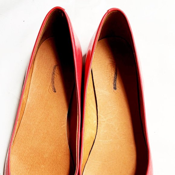 Madewell Hot Pink Patent Leather Flats - Picture 6 of 6